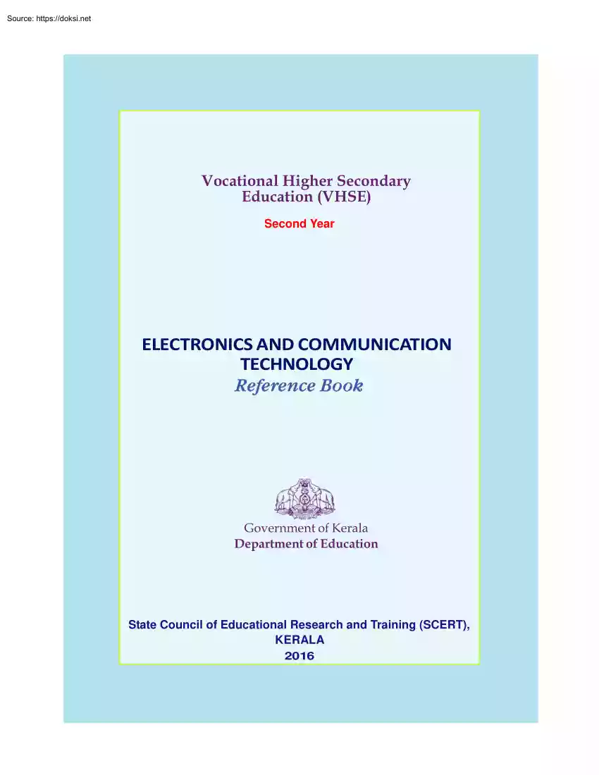 Electronics and Communication Technology, Reference Book