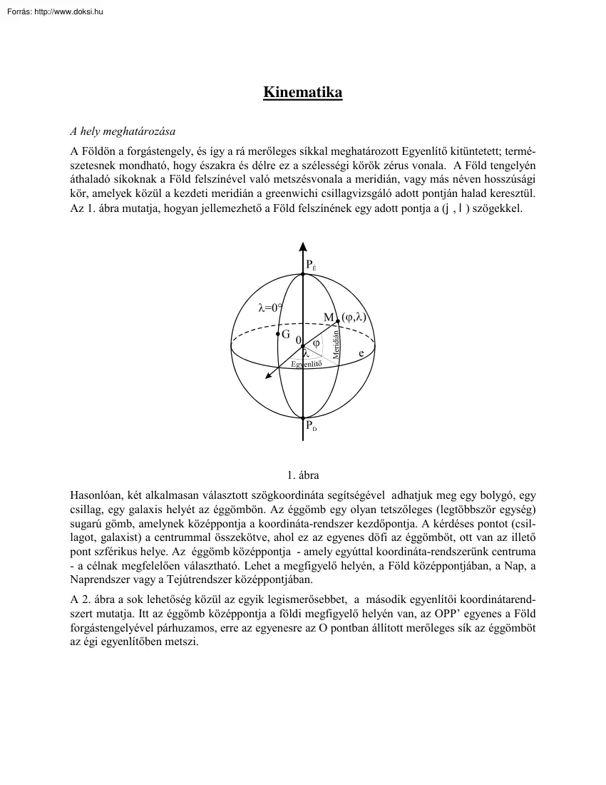 Kinematika