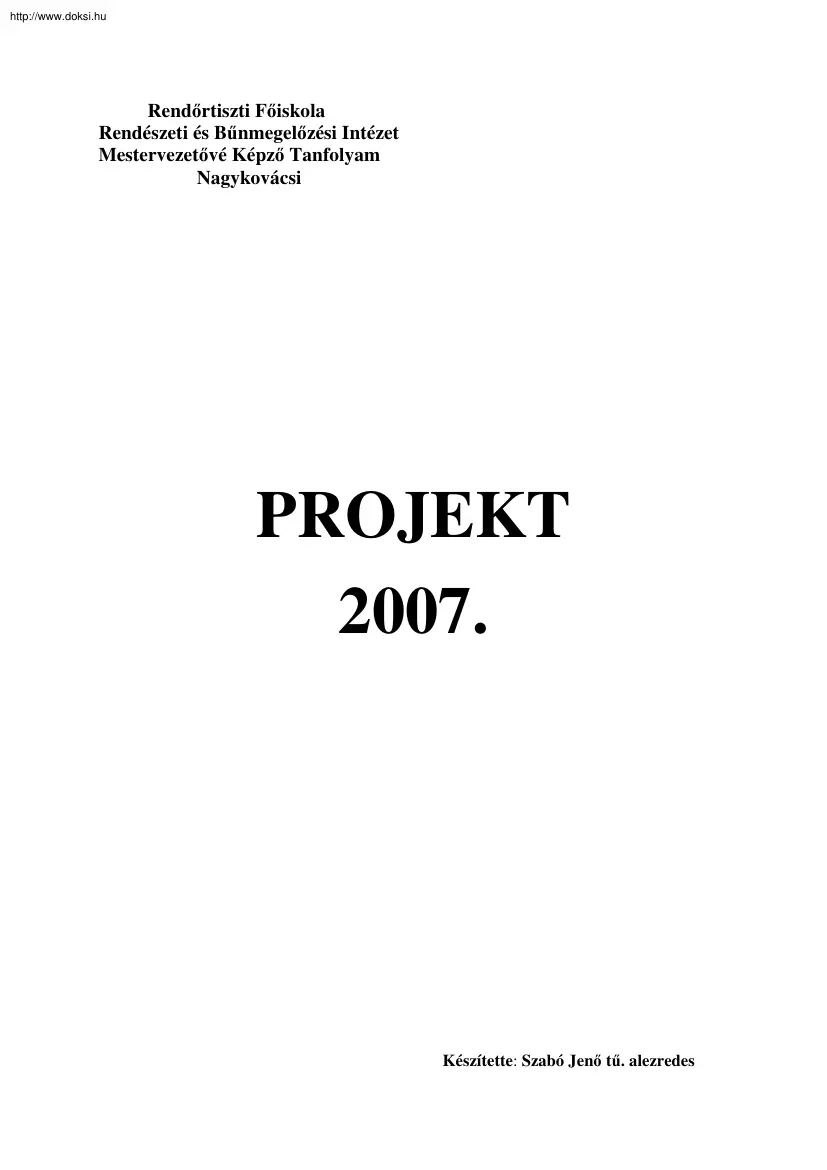 Szabó Jenő - Mentőállomás kialakítása a dombóvári tűzoltóságon