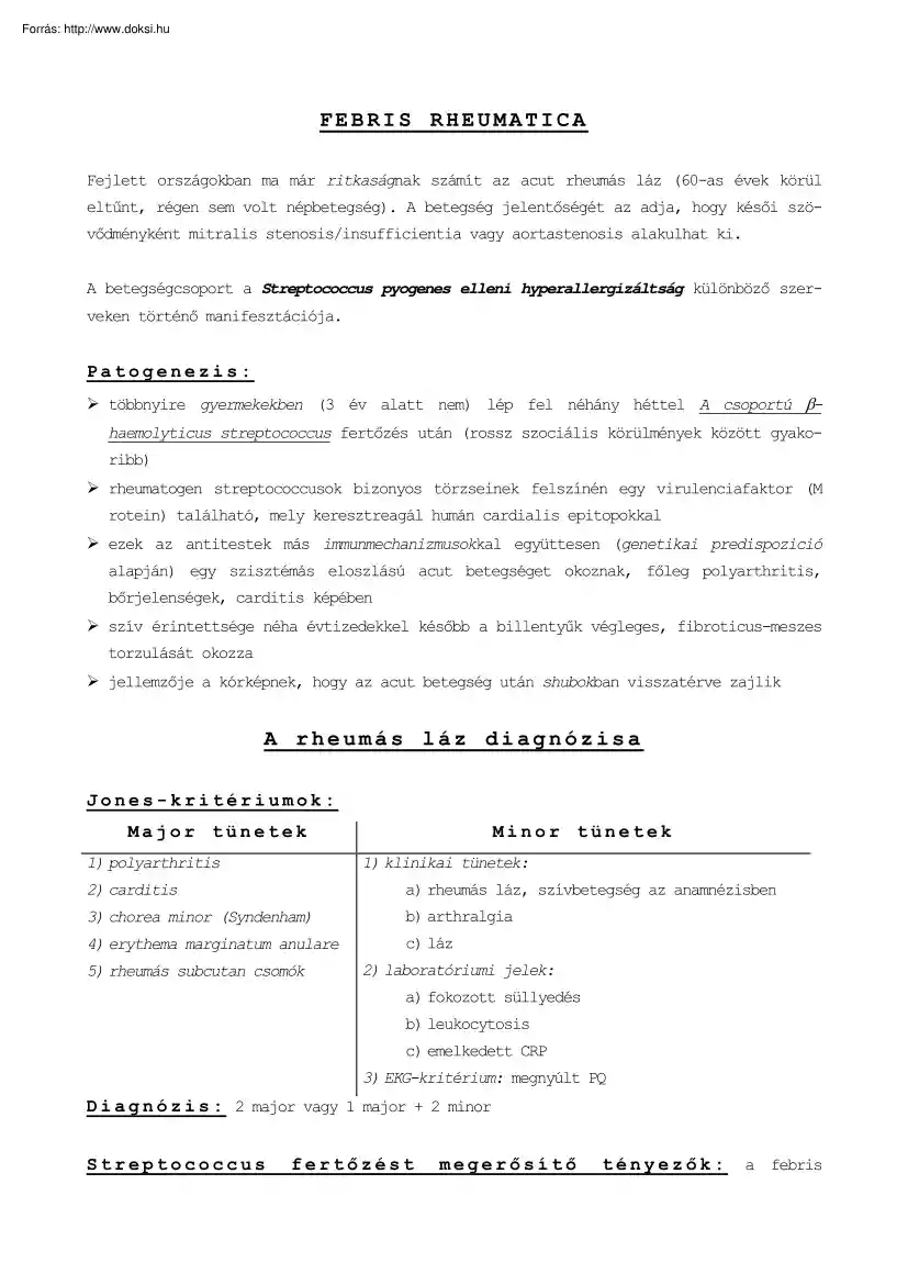 Ferbis rheumatica