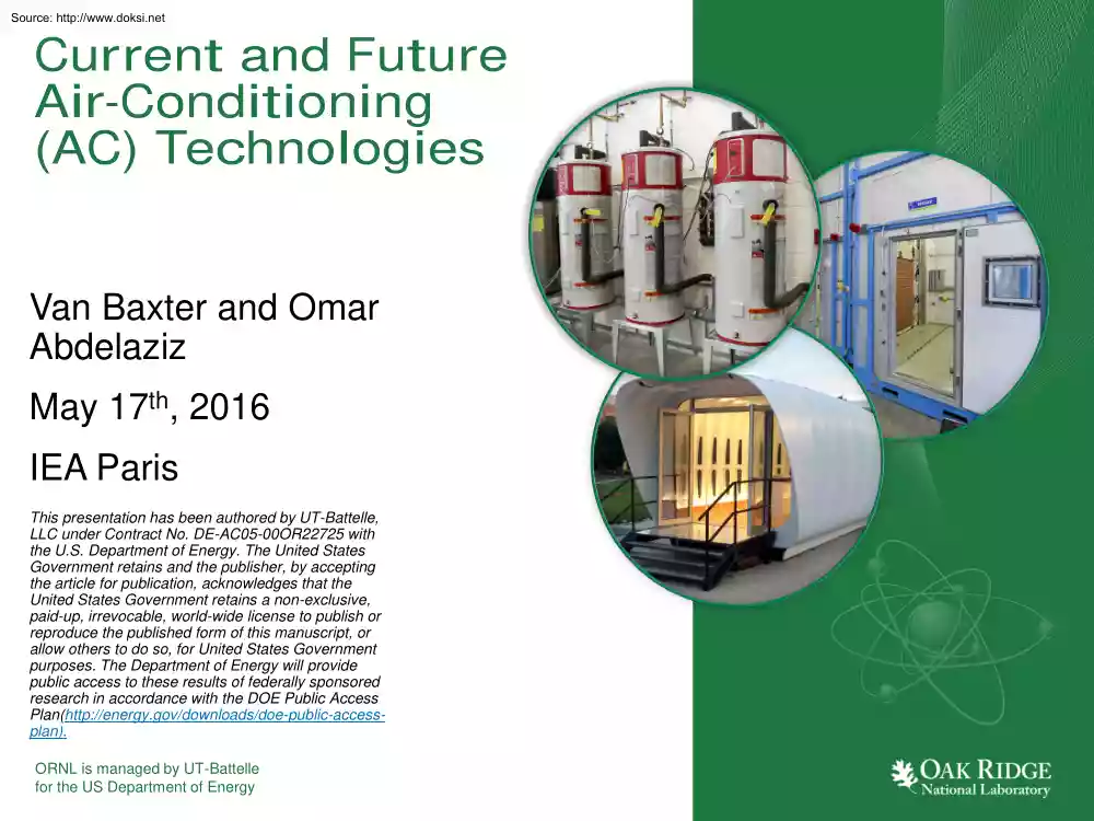 Baxter-Abdelaziz - Current and Future Air Conditioning Technologies