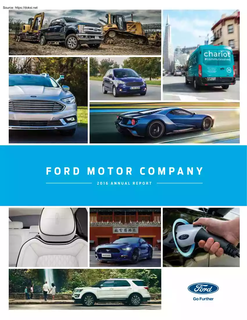 Ford Motor Company, Annual Report