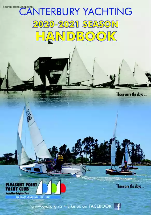 Canterbury Yachting Handbook