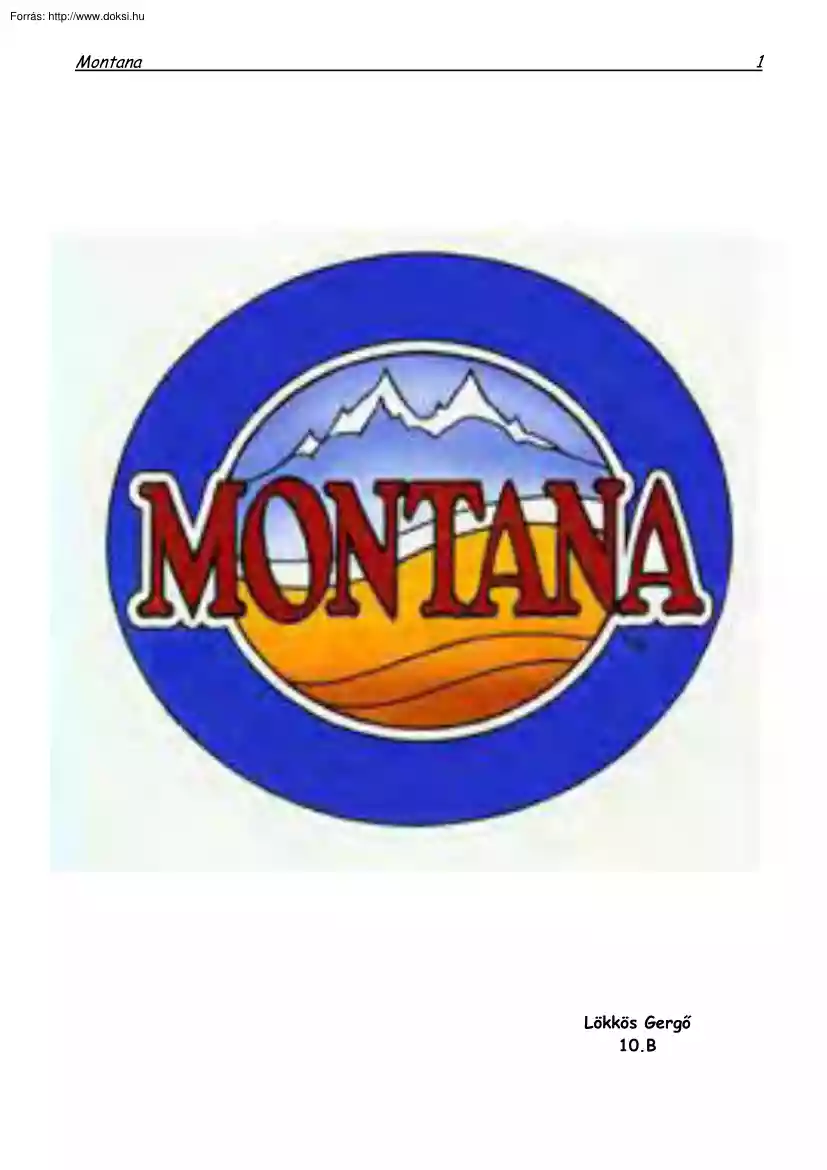 Lökkös Gergő - Montana