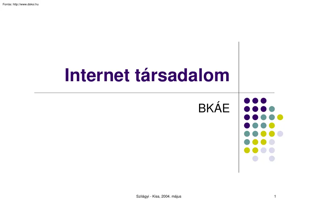 Internet társadalom