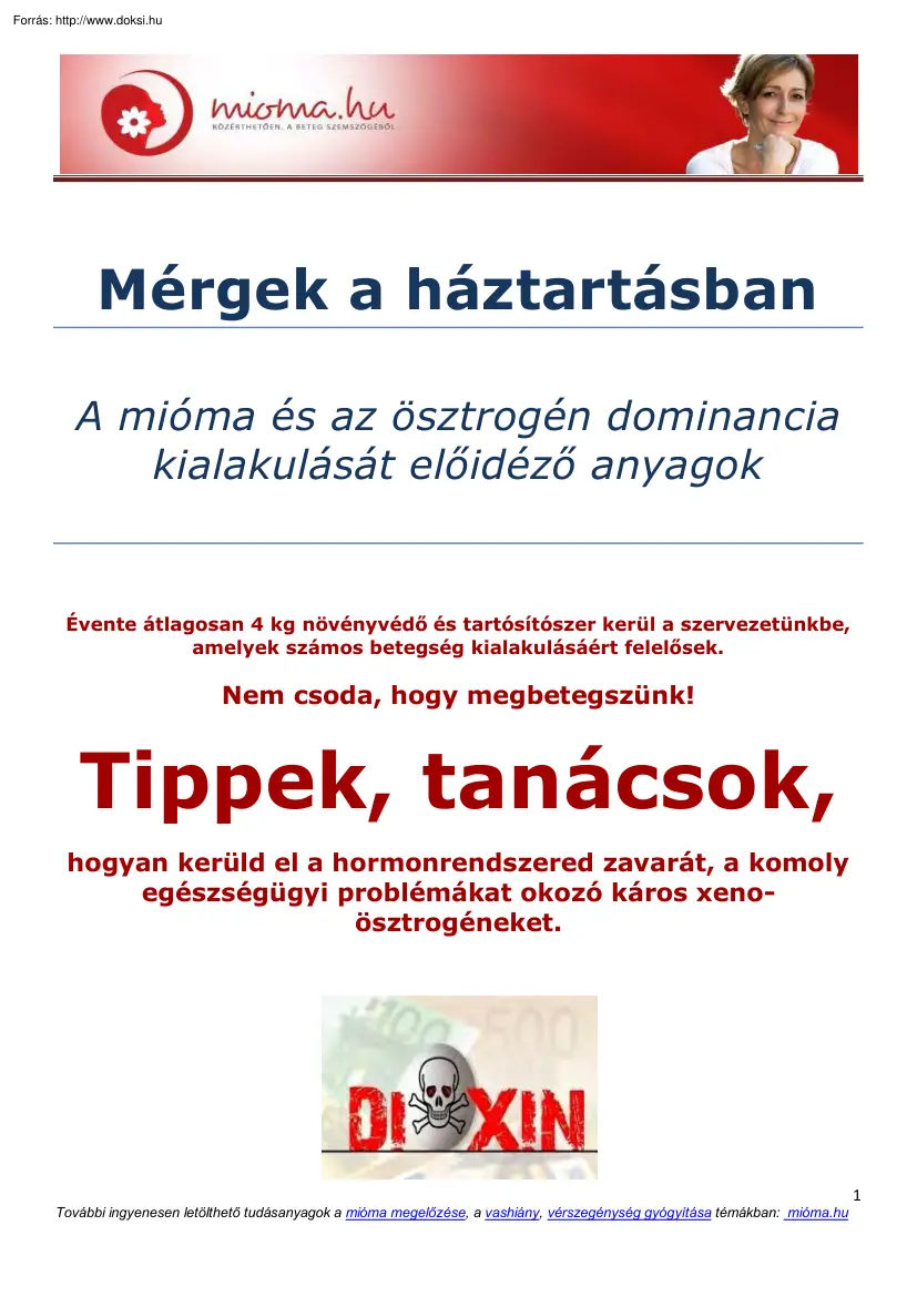 Mérgek a háztartásban