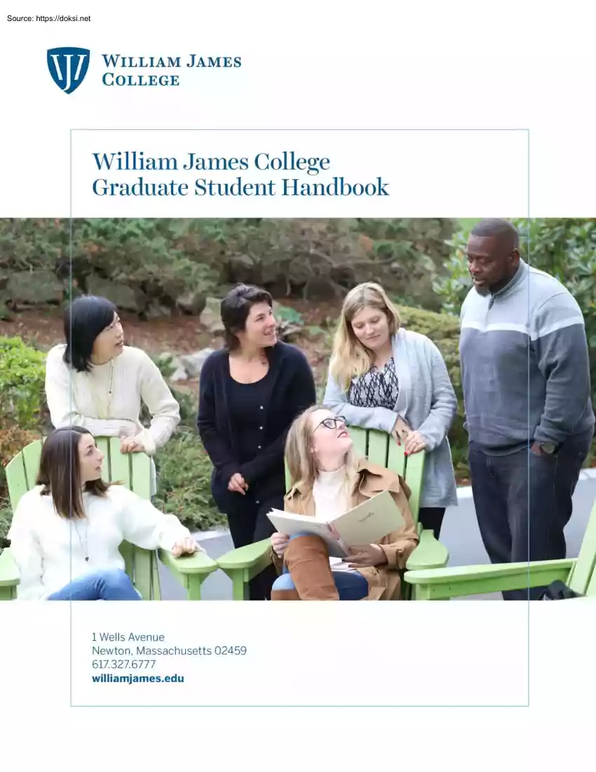 William James College, Graduate Student Handbook