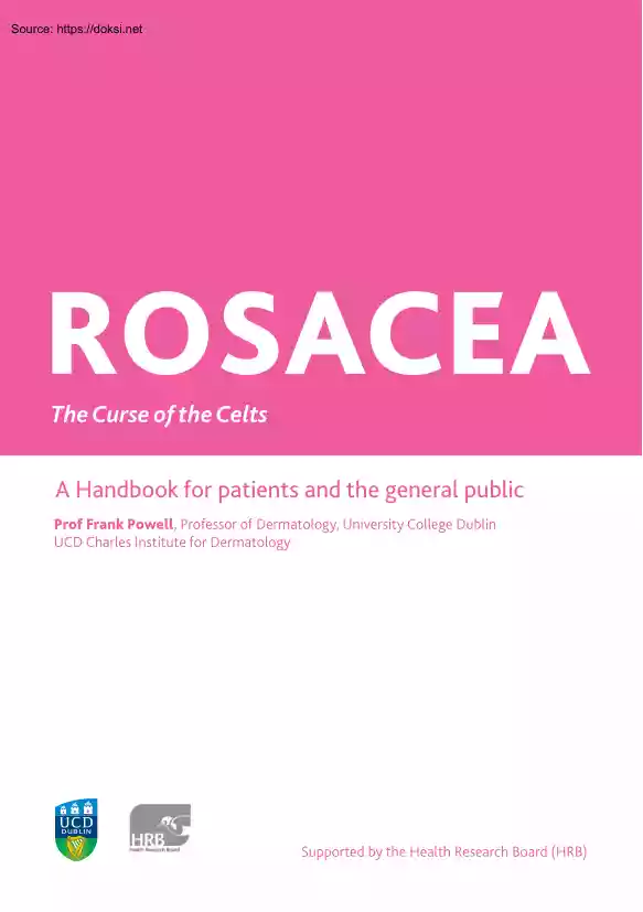 Prof Frank Powell - Rosacea, The Curse of the Celts