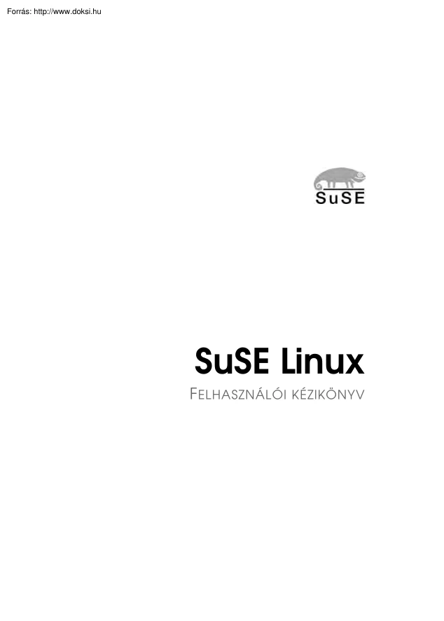 SuSE Linux 8.2 Felhasználói kézikönyv