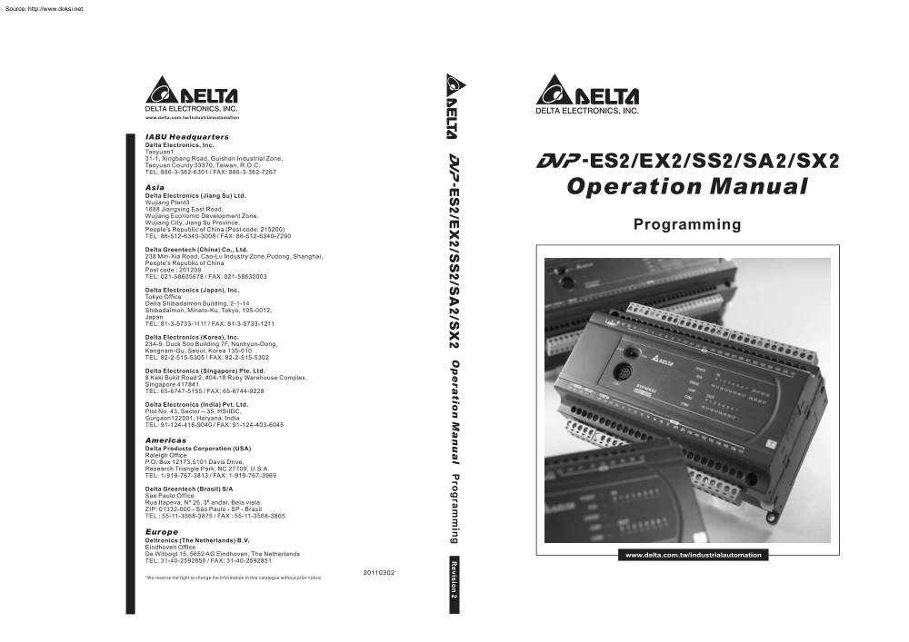 DNP ES2, EX2, SS2, SA2, SX2 Operation Manual, Programming