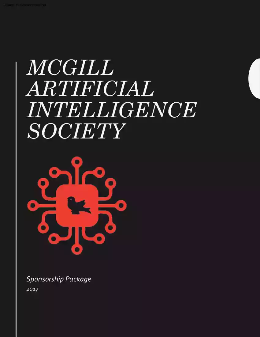 Mcgill Artificial Intelligence Society