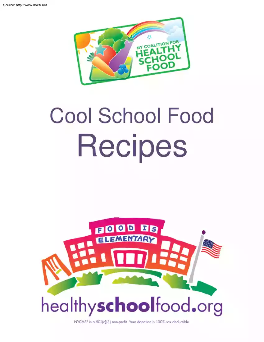 Cool School Food Recipes