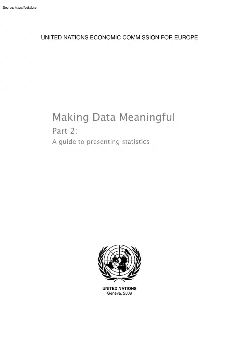 Making Data Meaningful, A Guide to Presenting Statistics