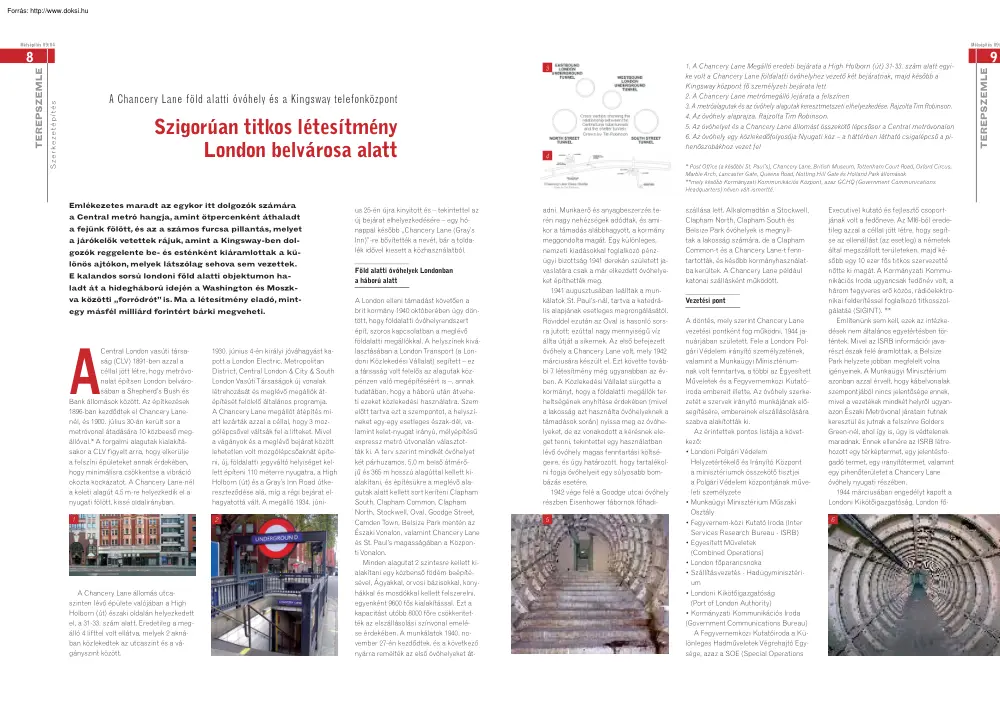 Szabó Balázs - Szigorúan titkos létesítmény London belvárosa alatt