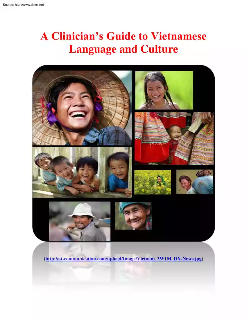A Clinicians Guide to Vietnamese Language and Culture