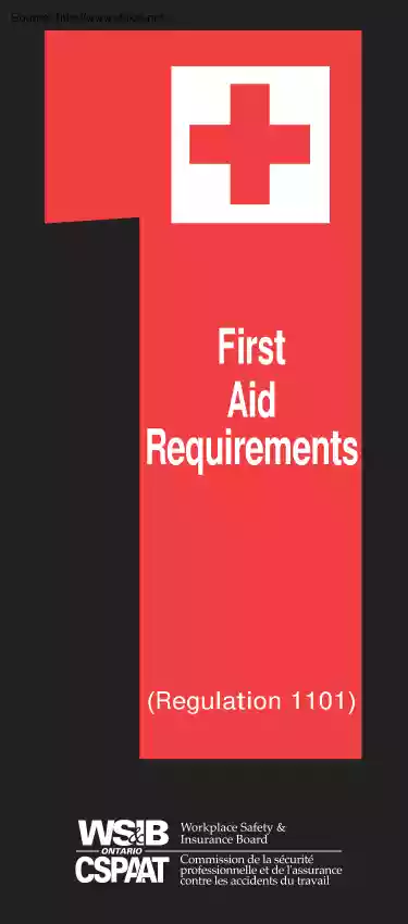 First aid requirements