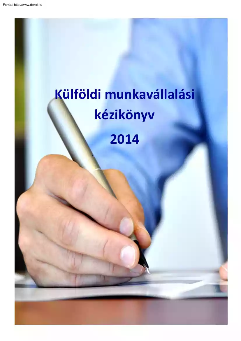 Külföldi munkavállalási kézikönyv 2014