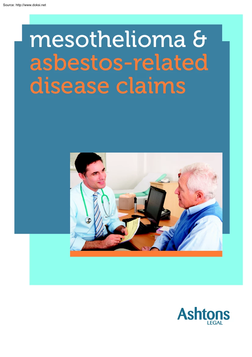 Mesothelioma and Asbestos-related Disease Claims