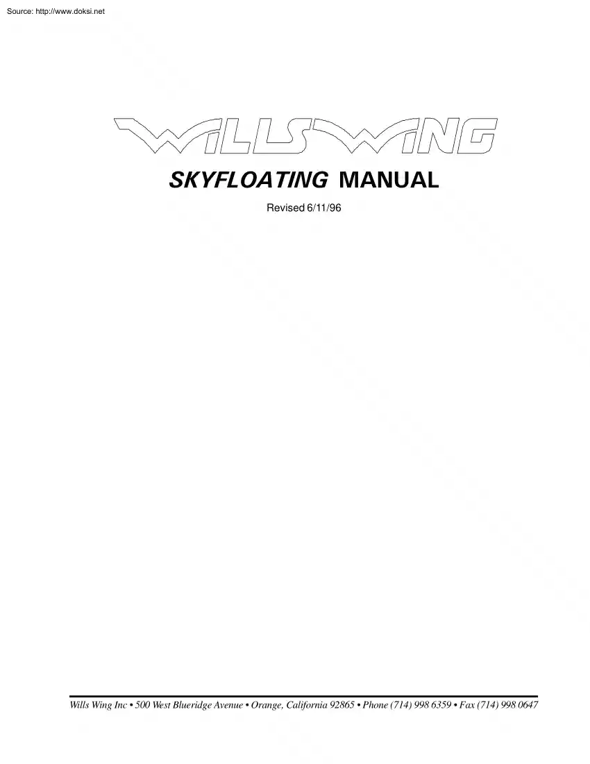 Skyfloating Manual