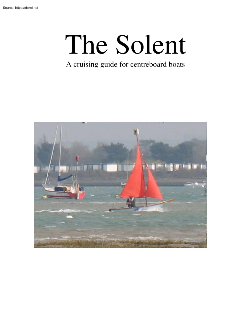 The Solent, A Cruising Guide for Centreboard Boats
