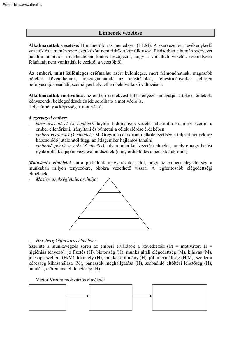 Simon Szilvia - Emberek vezetése