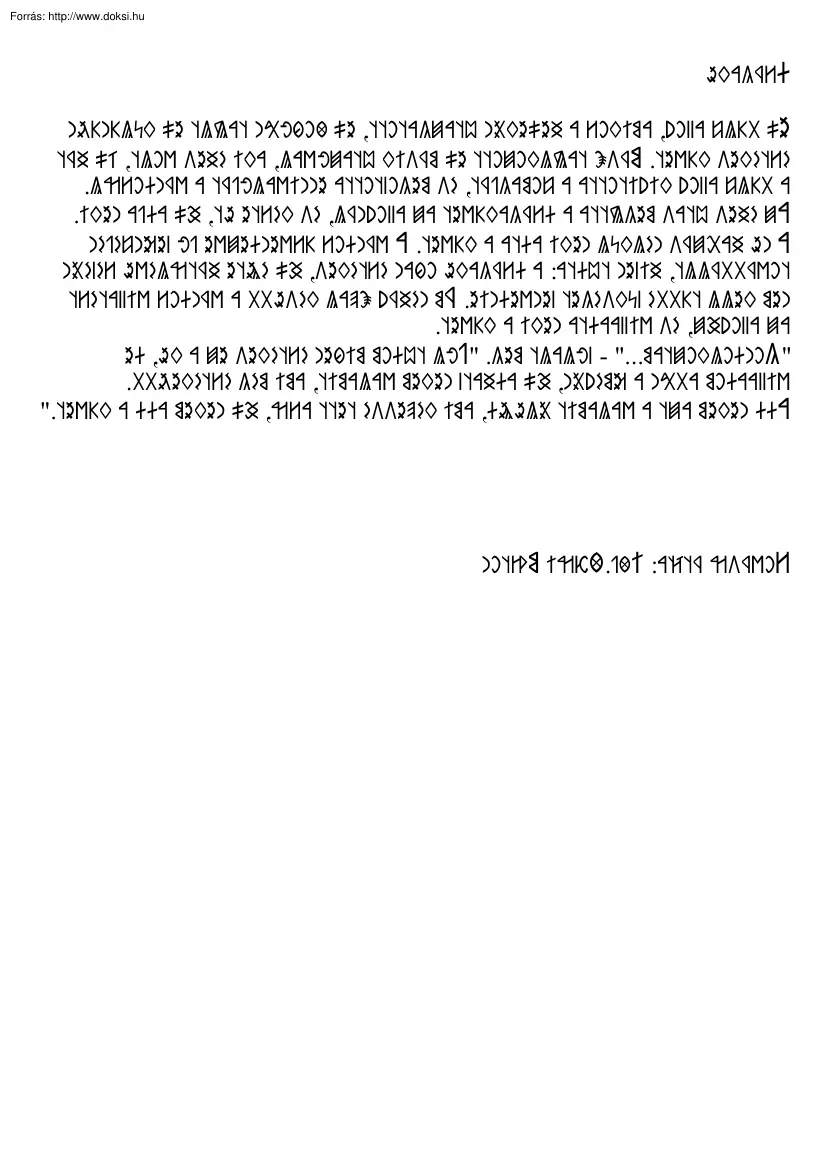 Drágakő, rovásírással