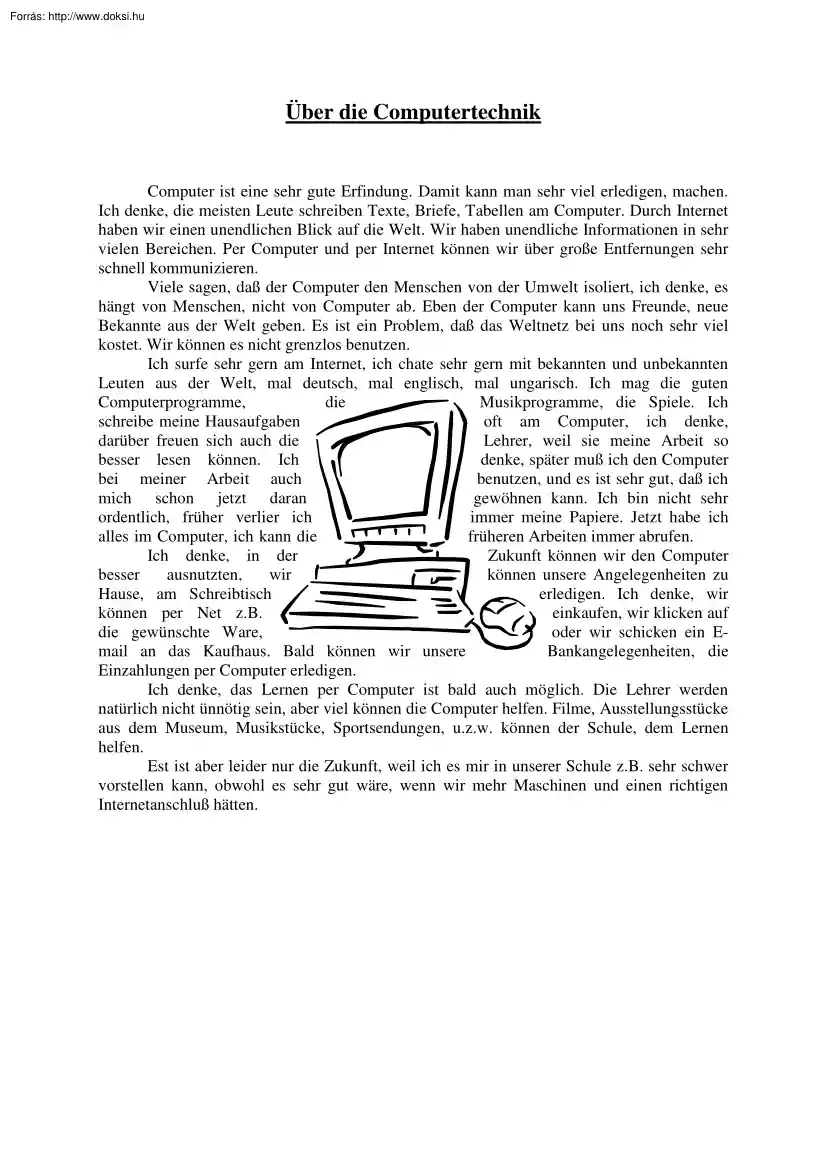 Über die Computertechnik