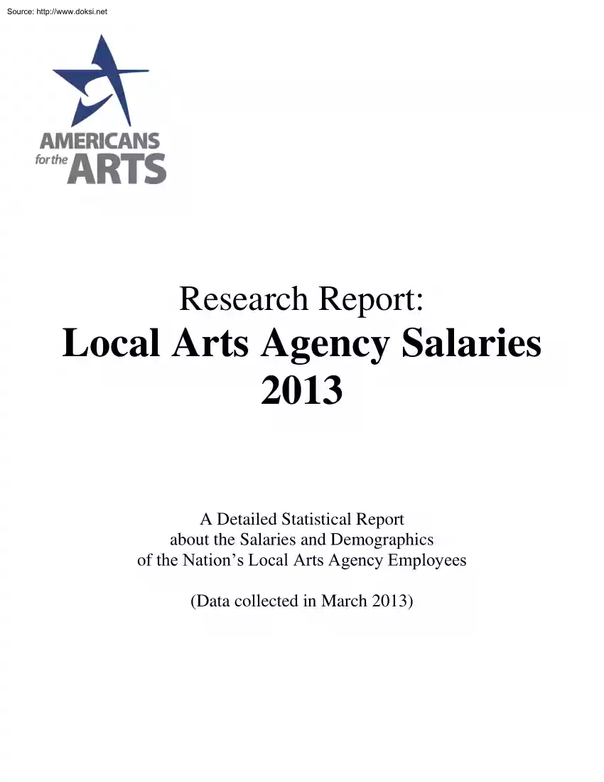 Local Arts Agency Salaries