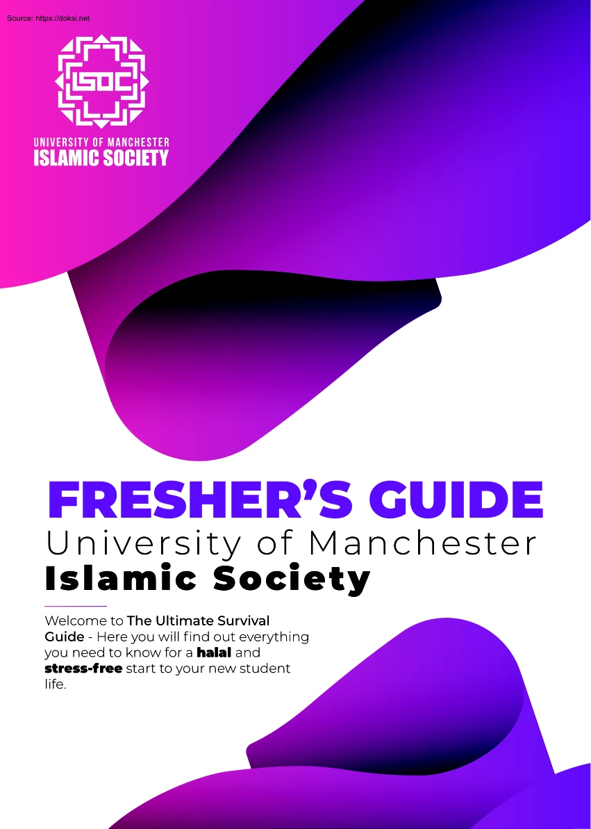 Freshers Guide, Islamic Society