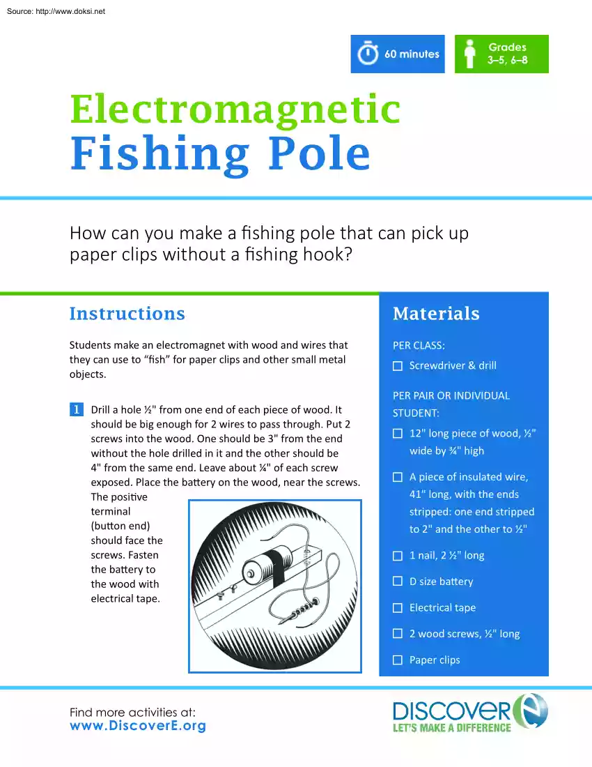 Electromagnetic Fishing Pole