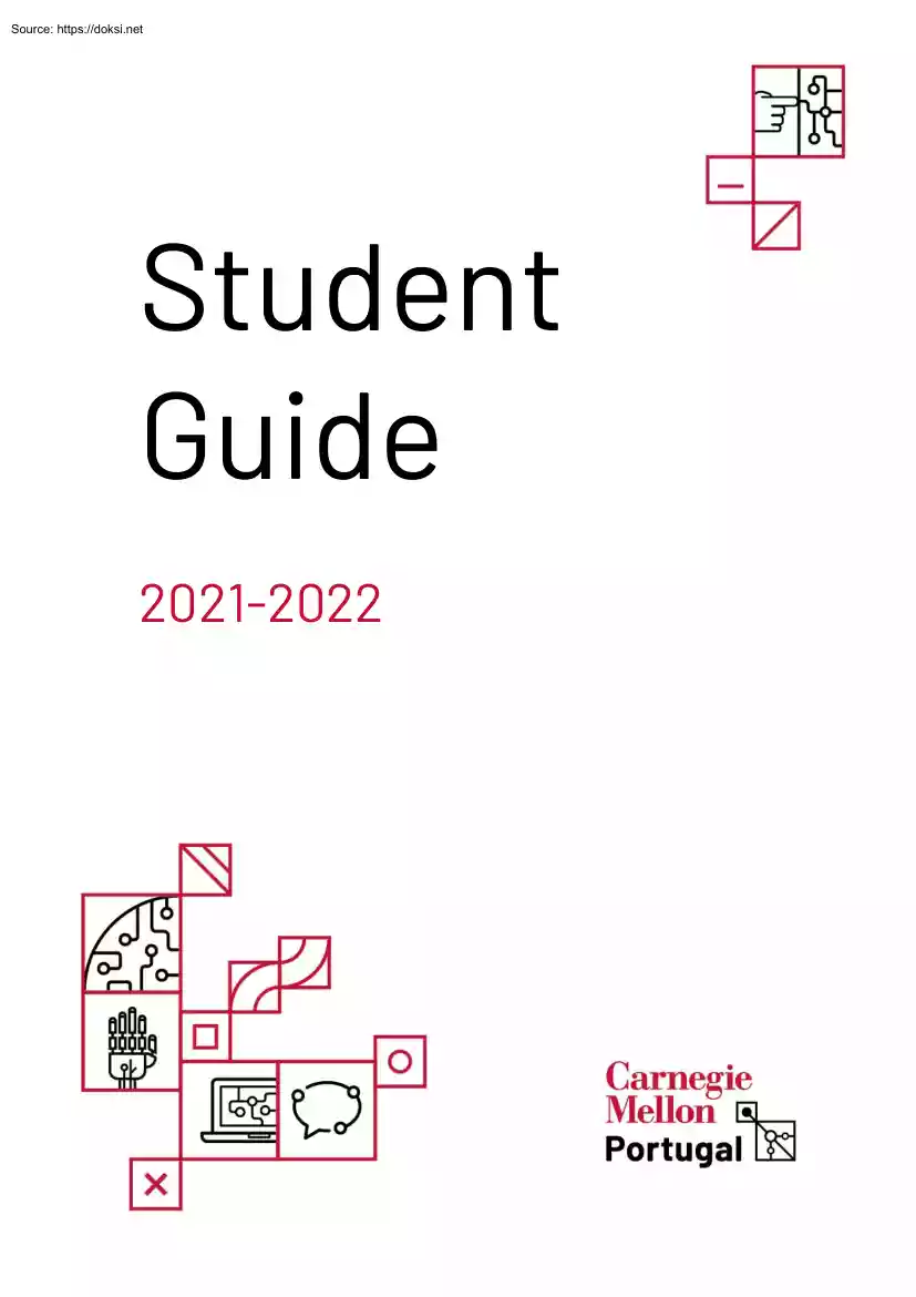 Carnegie Mellon Portugal, Student Guide