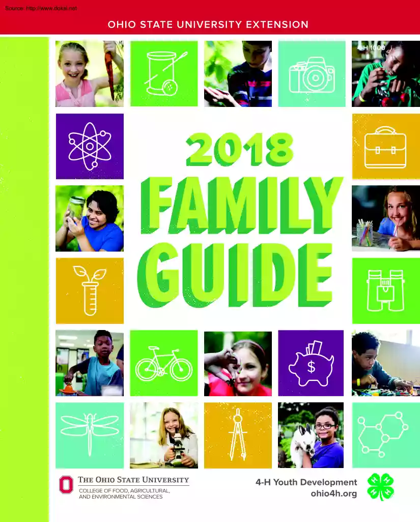 2018 Ohio 4H Family Guide