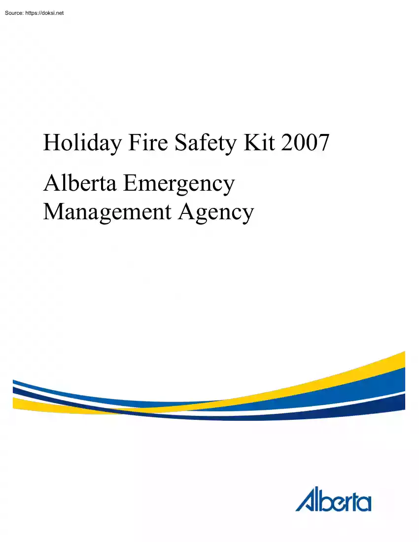Holiday Fire Safety Kit