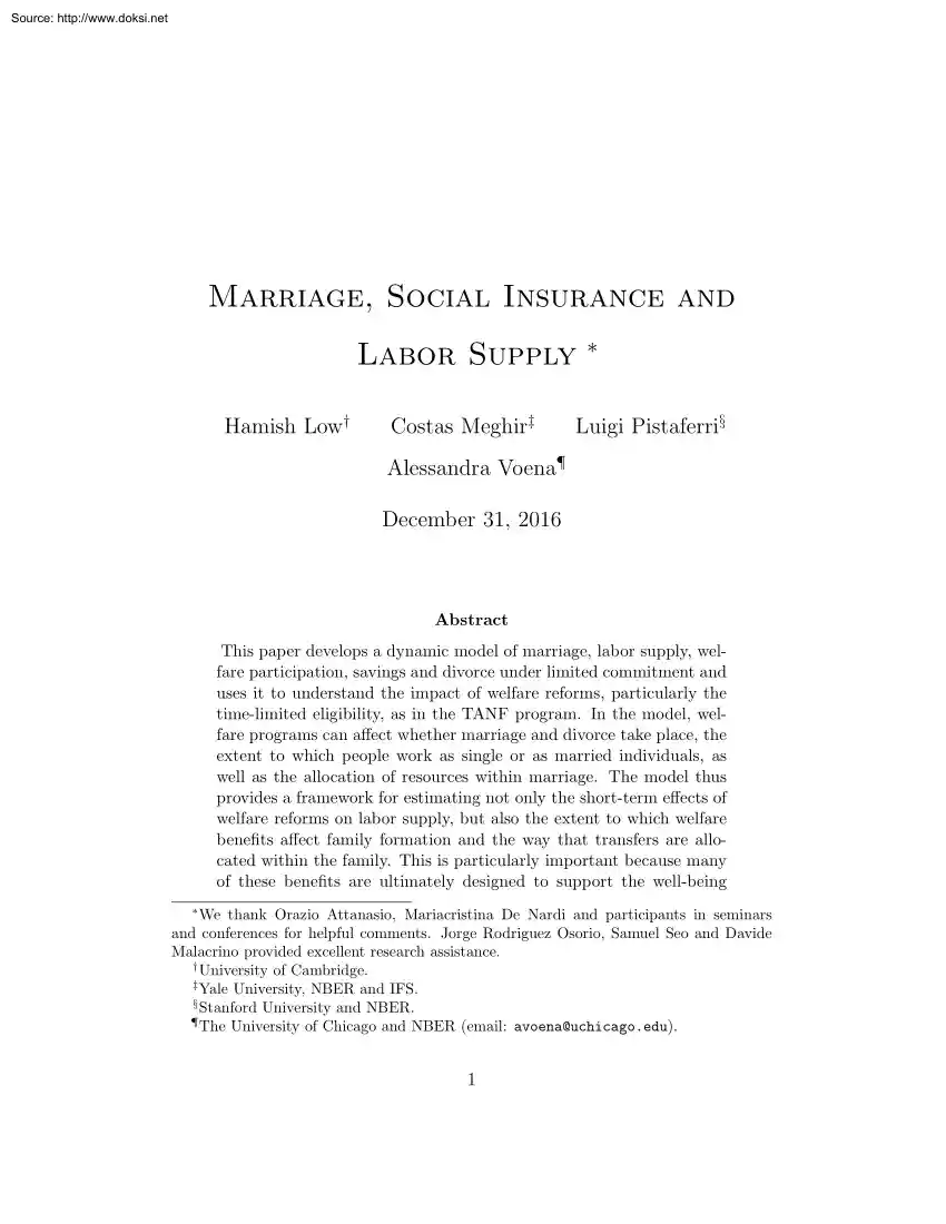 Hamish-Costas-Luigi - Marriage, Social Insurance and Labor Supply
