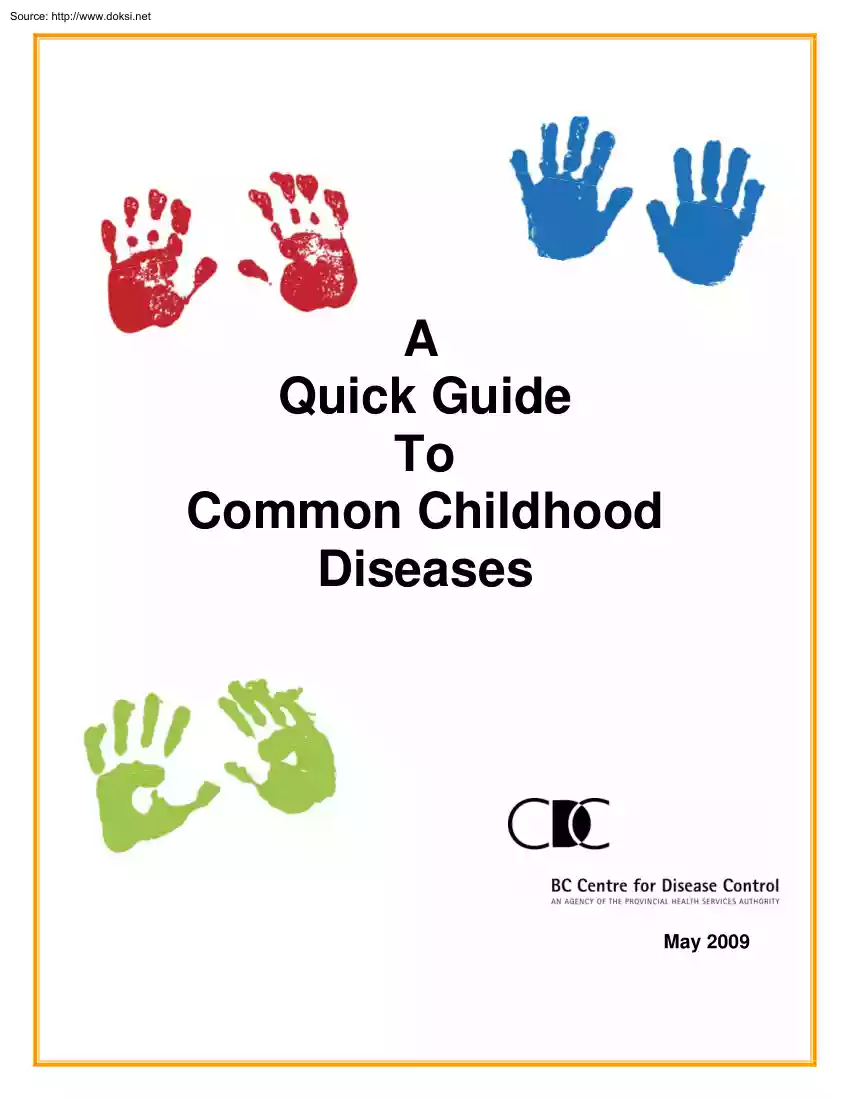 A Quick Guide to Common Childhood Diseases