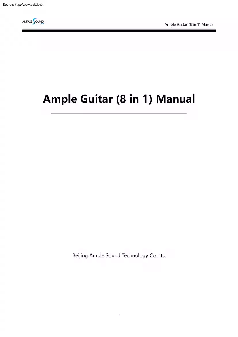 Ample Guitar Manual