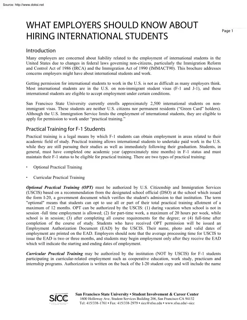 What Employers Should Know about Hiring International Students