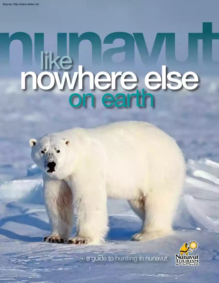 A Guide to Hunting in Nunavut