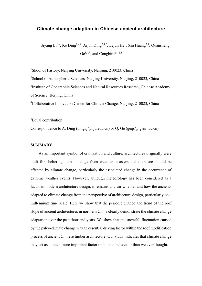 Li-Ding-Ding - Climate Change Adaption in Chinese Ancient Architecture