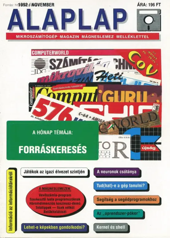 Új alaplap magazin, 1992-11