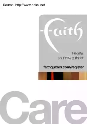 Care and Maintenance of your Faith Guitar