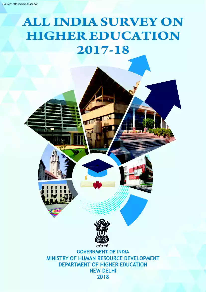 All India survey on higher education, 2017-2018