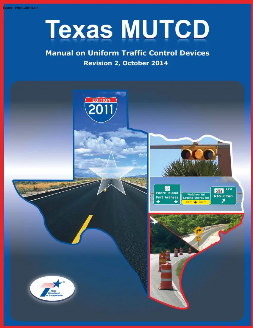 Texas MUTCD, Manual on Uniform Traffic Control Devices