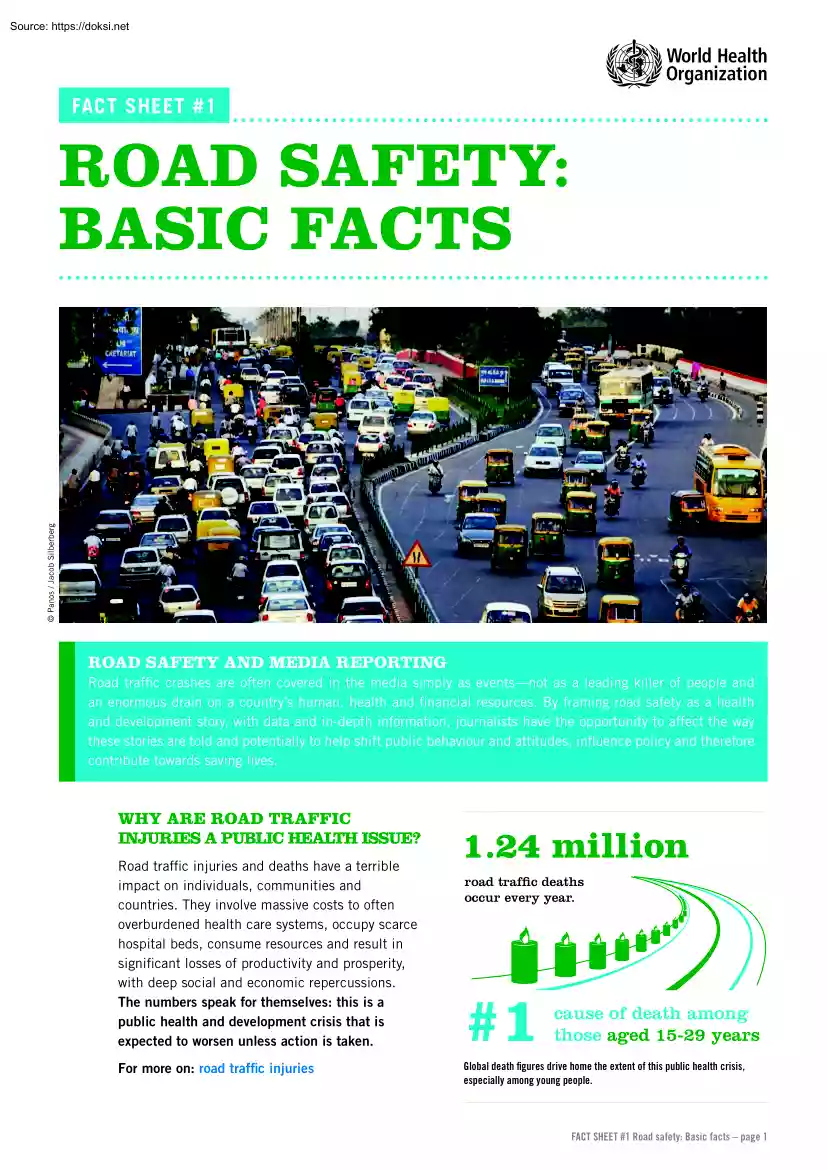 Road Safety, Basic Facts