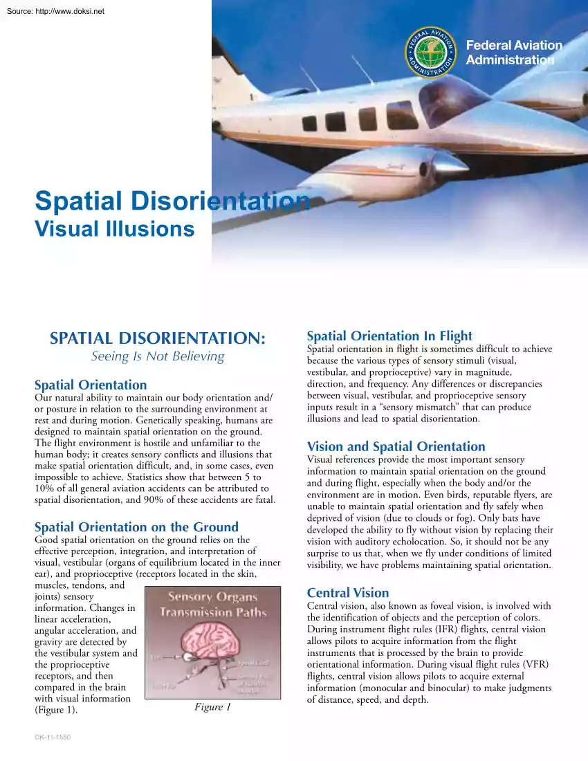 Spatial Disorientation, Visual Illusions