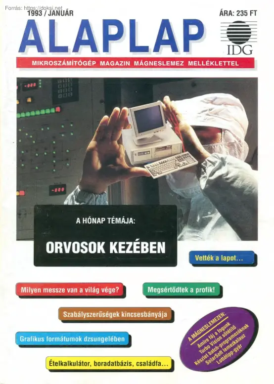 Új alaplap magazin, 1993-01