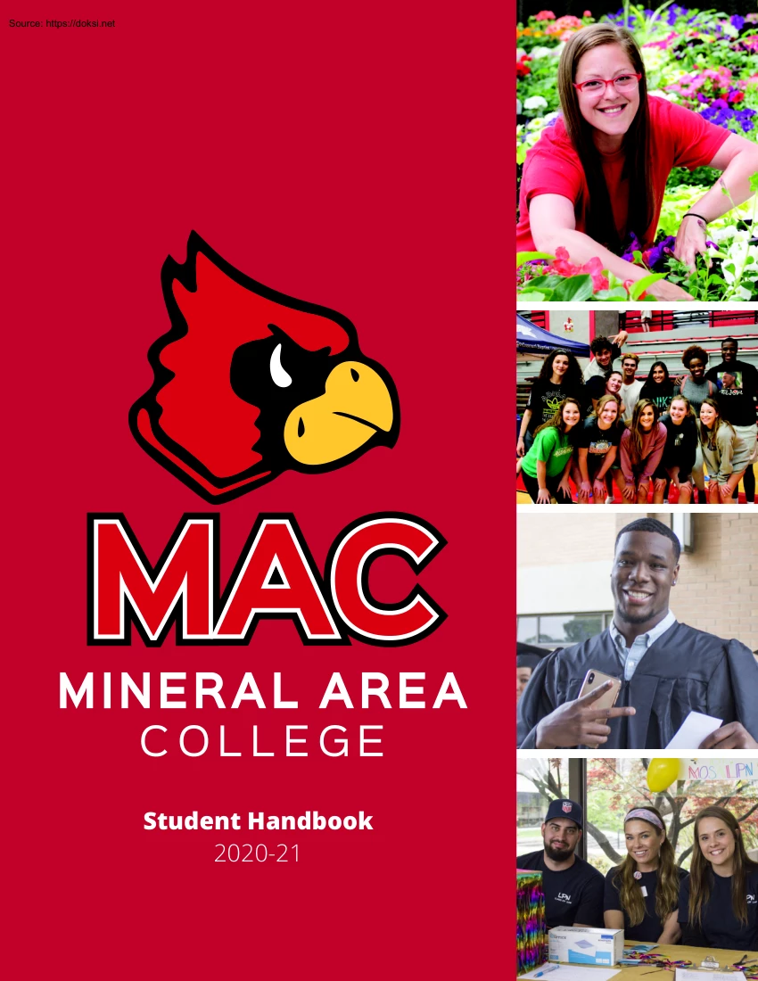 MAC Mineral Area College, Student Handbook