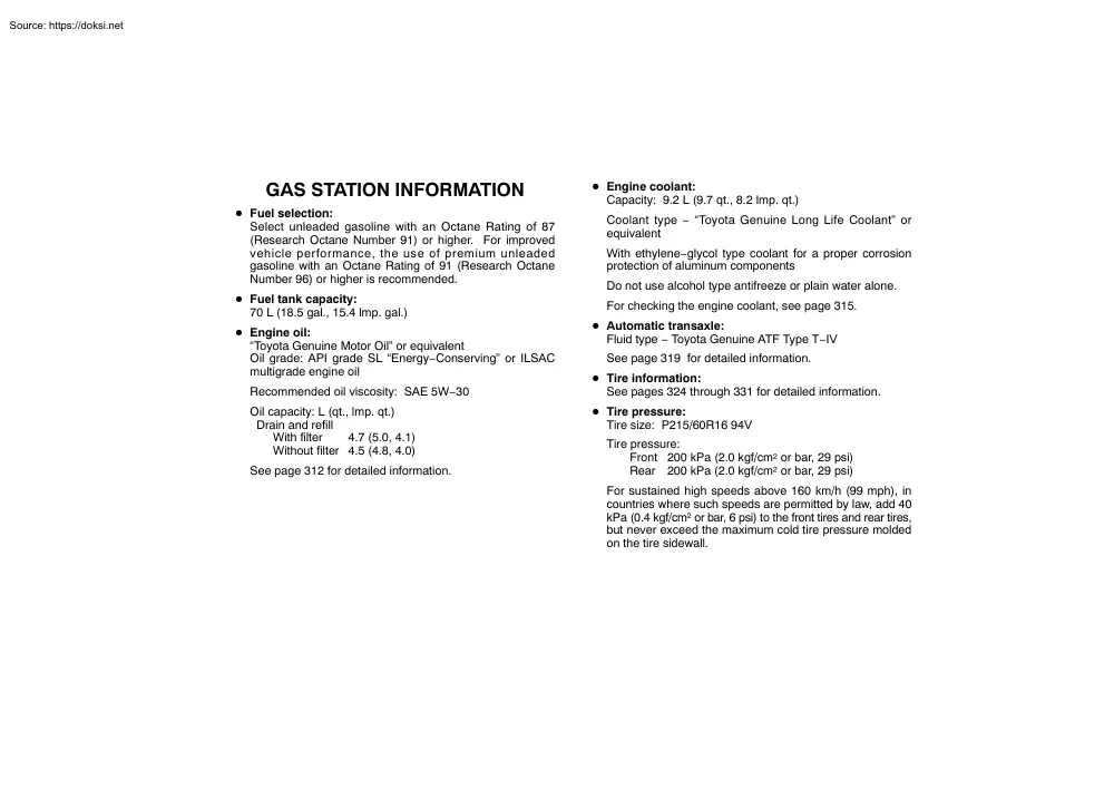 Lexus ES300 2003 manual