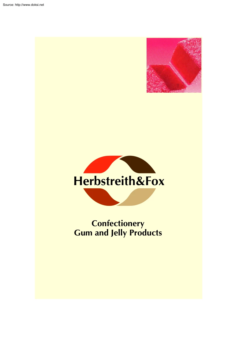 Confectionery Gum and Jelly Products