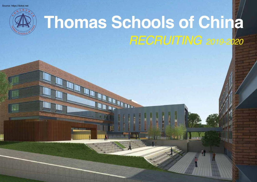 Thomas Schools of China, Recruiting